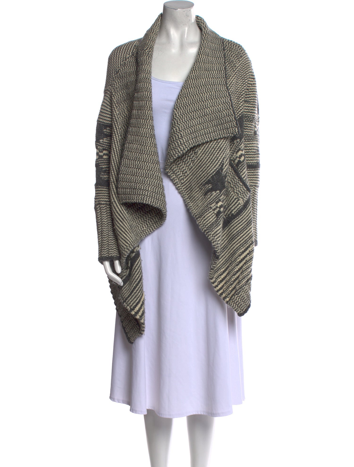 Yigal Azrouël Merino Wool Printed Sweater