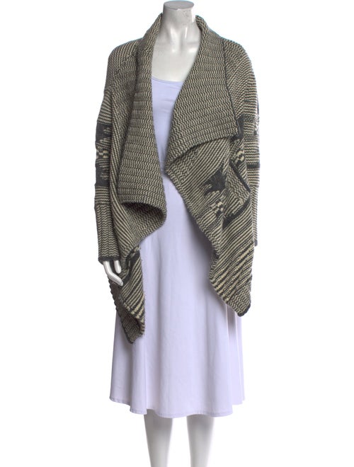 Yigal Azrouël Merino Wool Printed Sweater