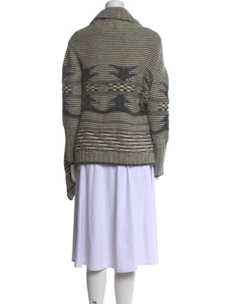 Yigal Azrouël Merino Wool Printed Sweater
