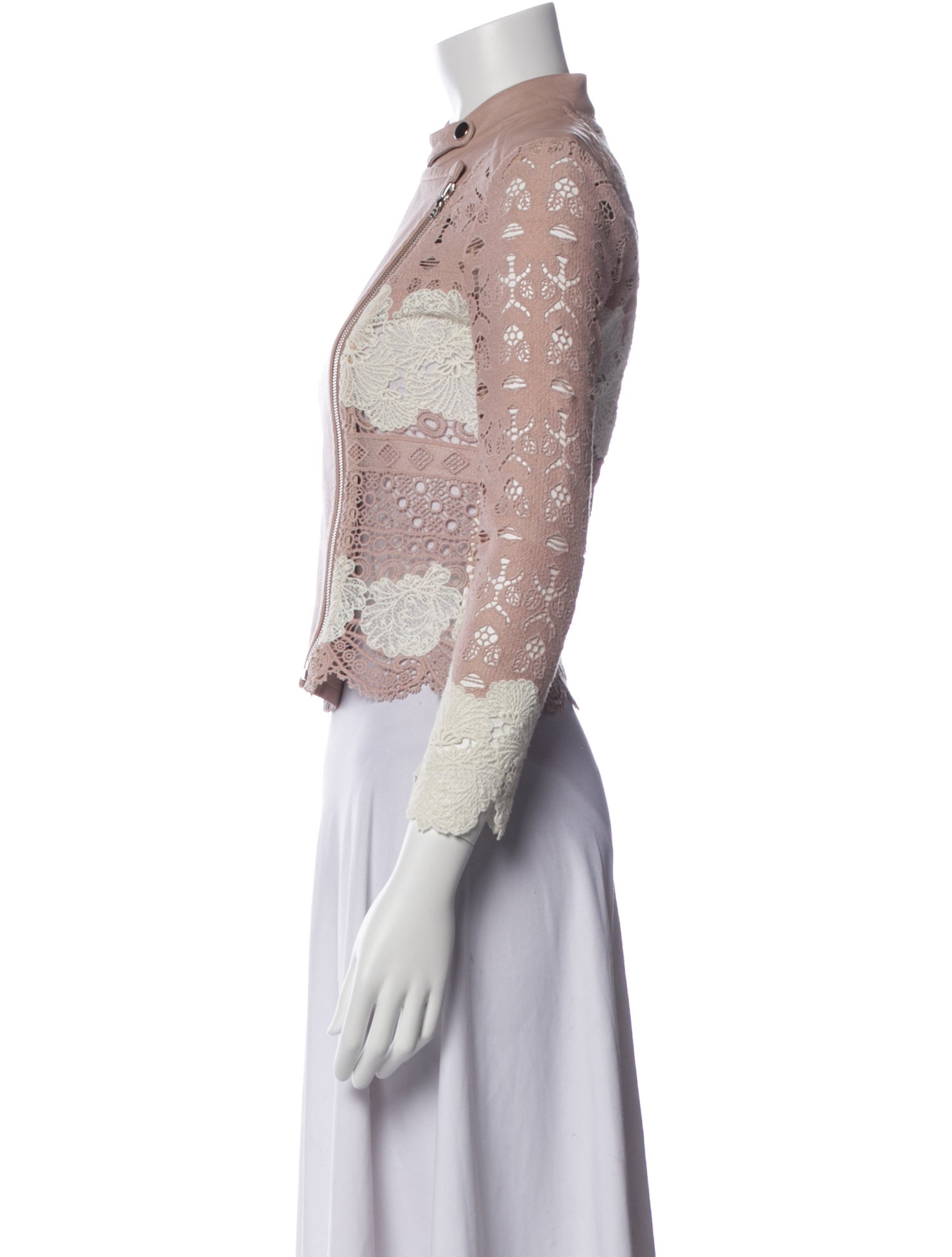 Yigal Azrouël Lace Pattern Evening Jacket