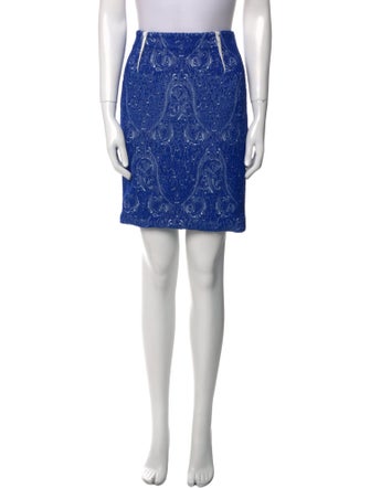 Yigal Azrouël Paisley Print Knee-Length Skirt
