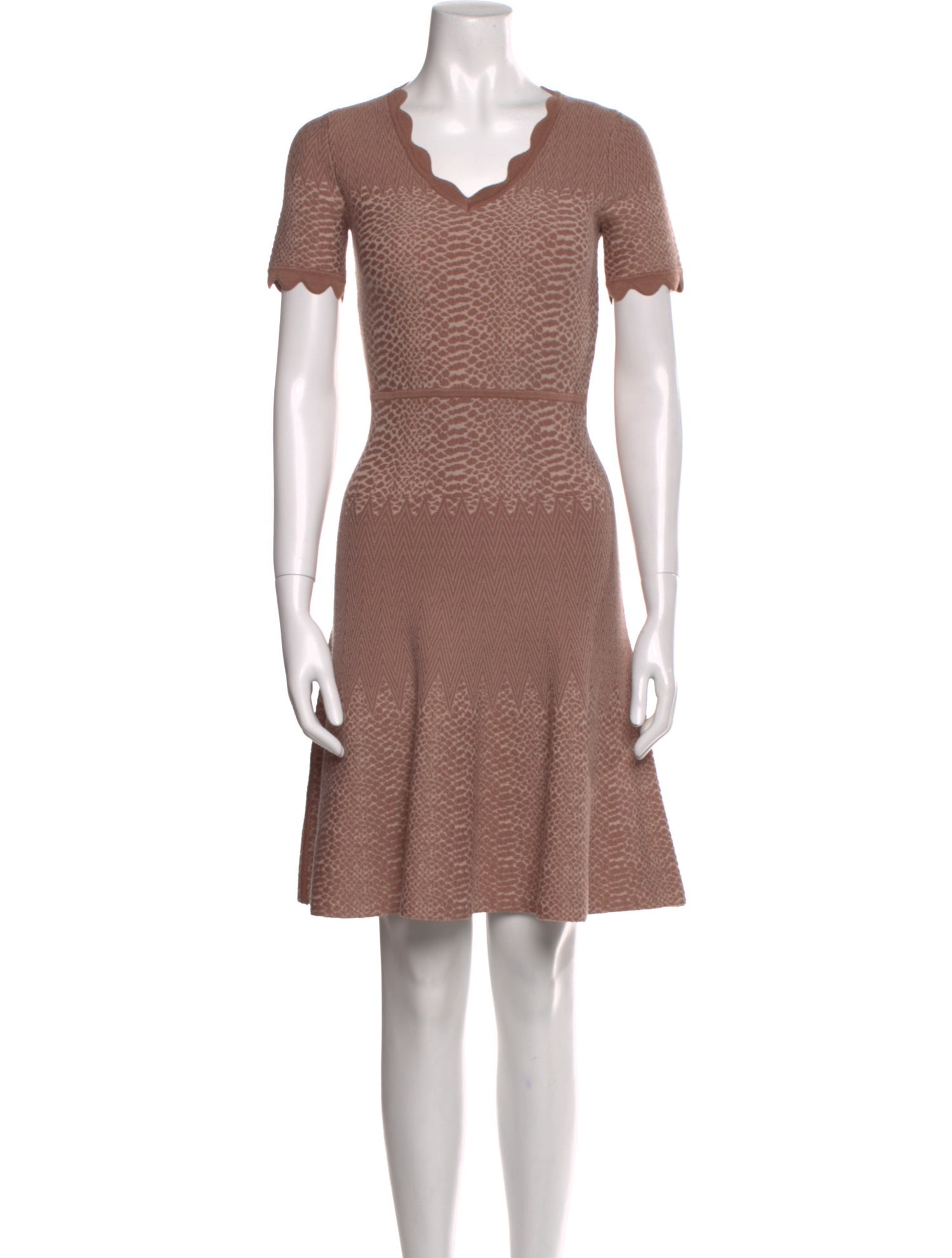 Yigal Azrouël Square Neckline Mini Dress