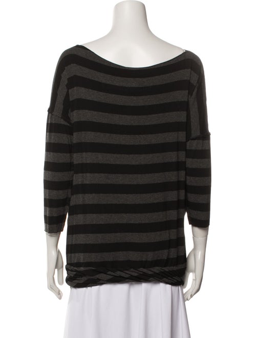 Yigal Azrouël Striped Bateau Neckline Tunic