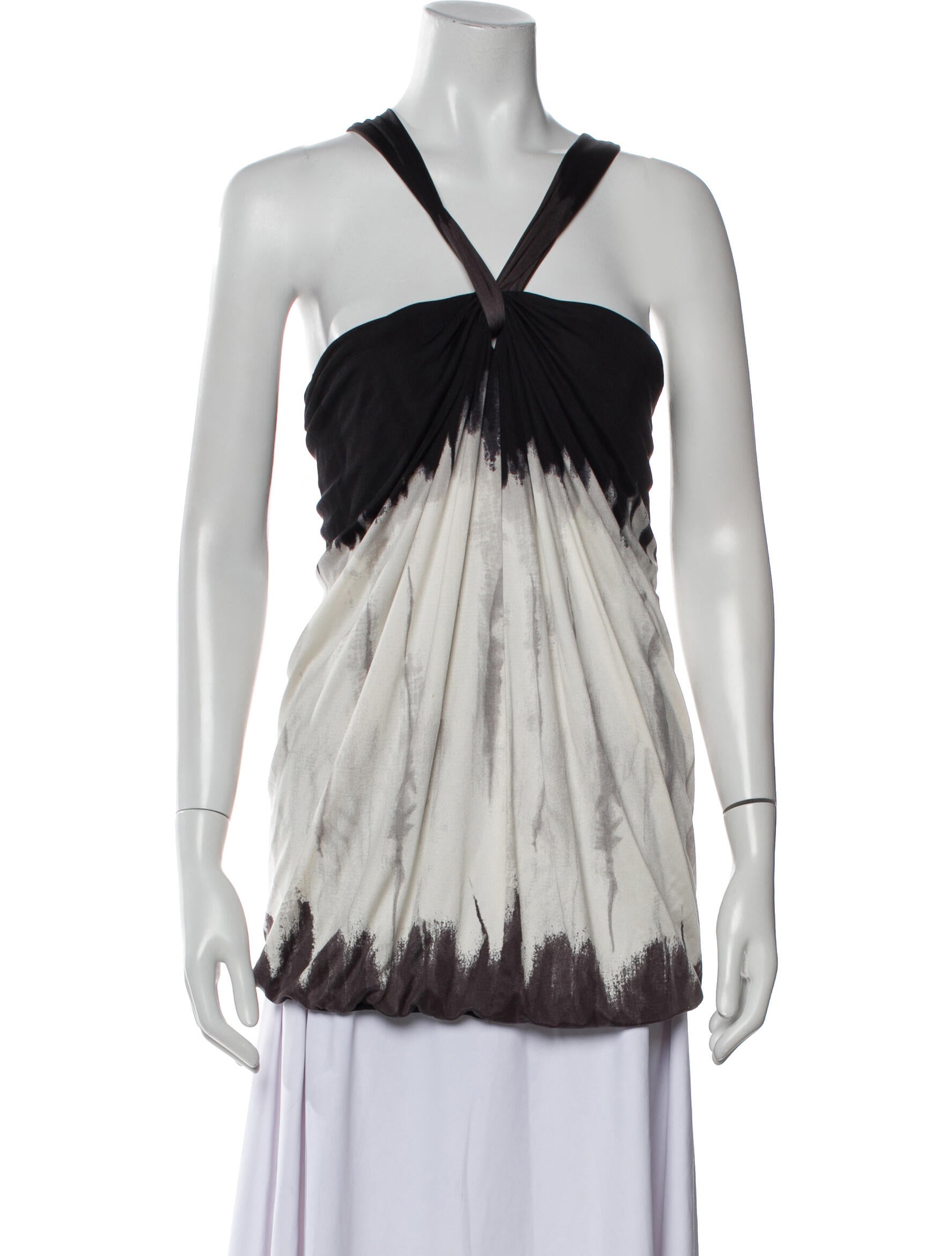 Yigal Azrouël Silk Halterneck Top