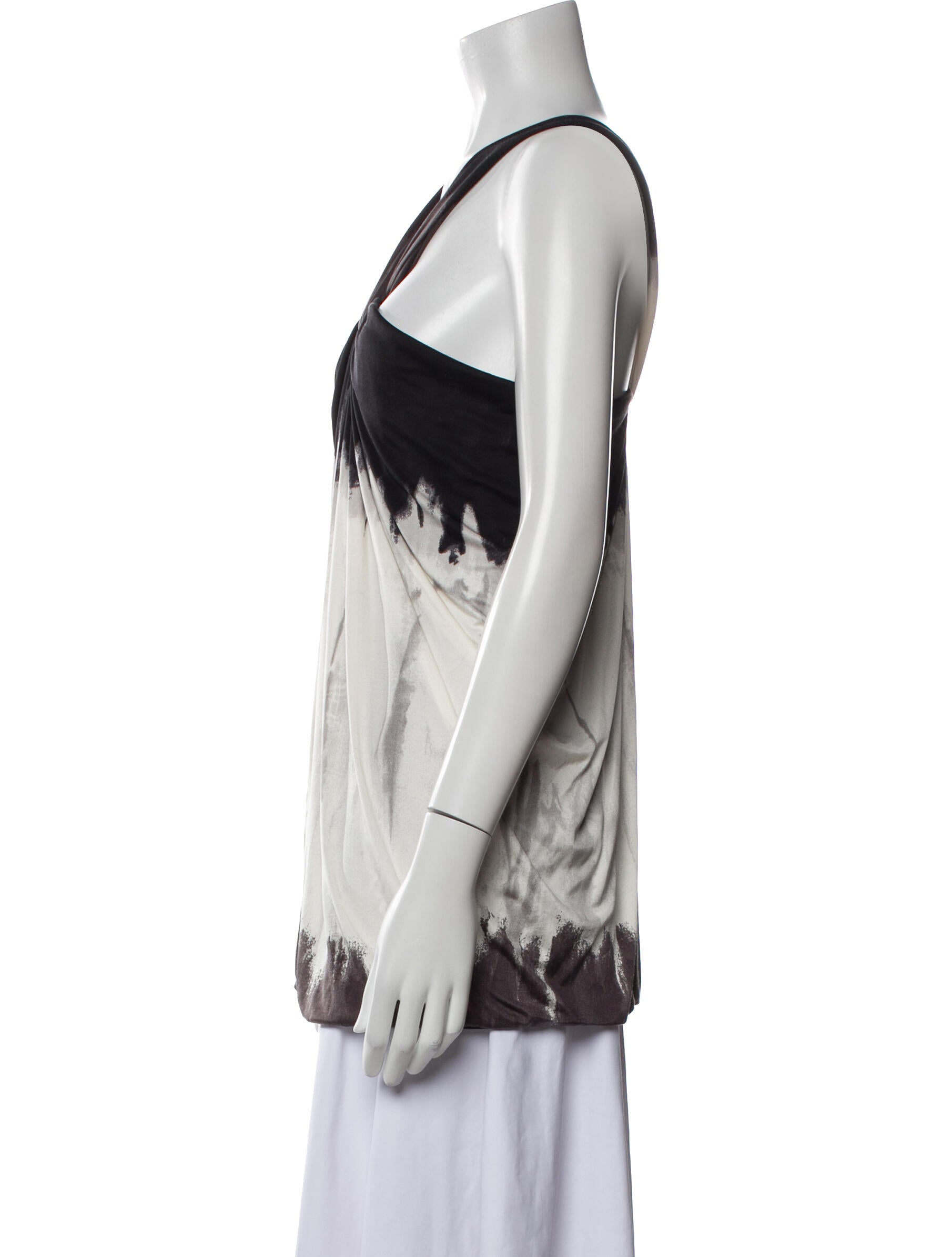 Yigal Azrouël Silk Halterneck Top