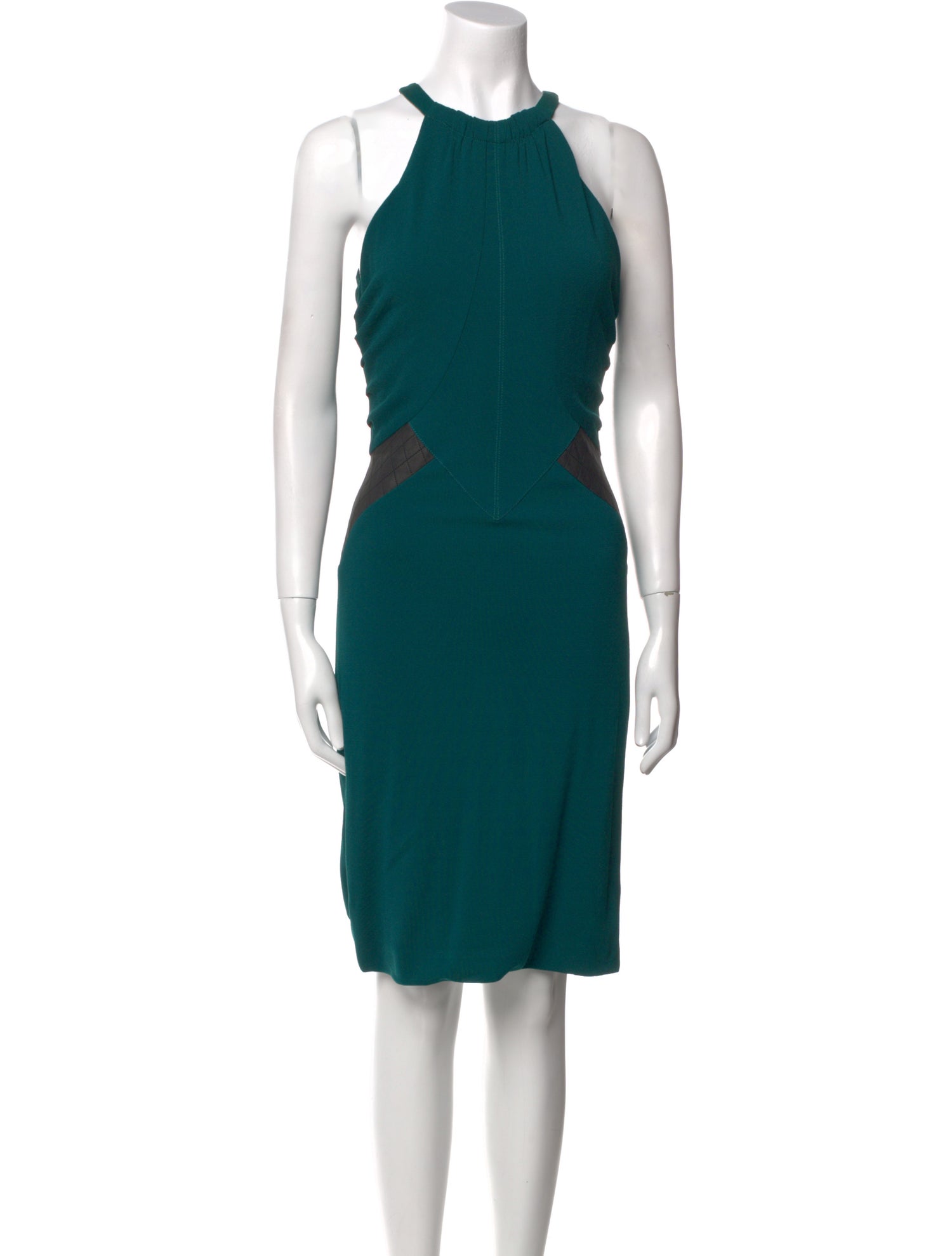 Yigal Azrouël Crew Neck Midi Length Dress