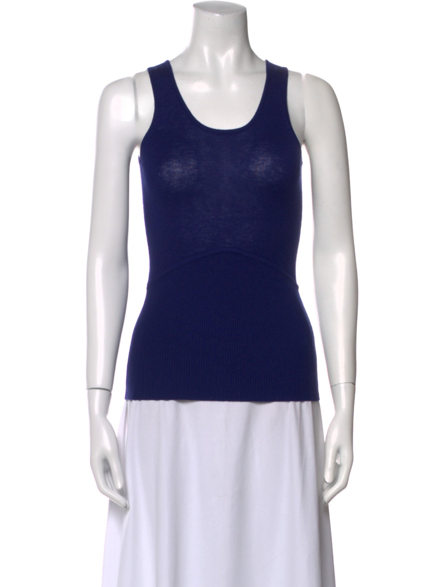 Yigal Azrouël Scoop Neck Sleeveless Top