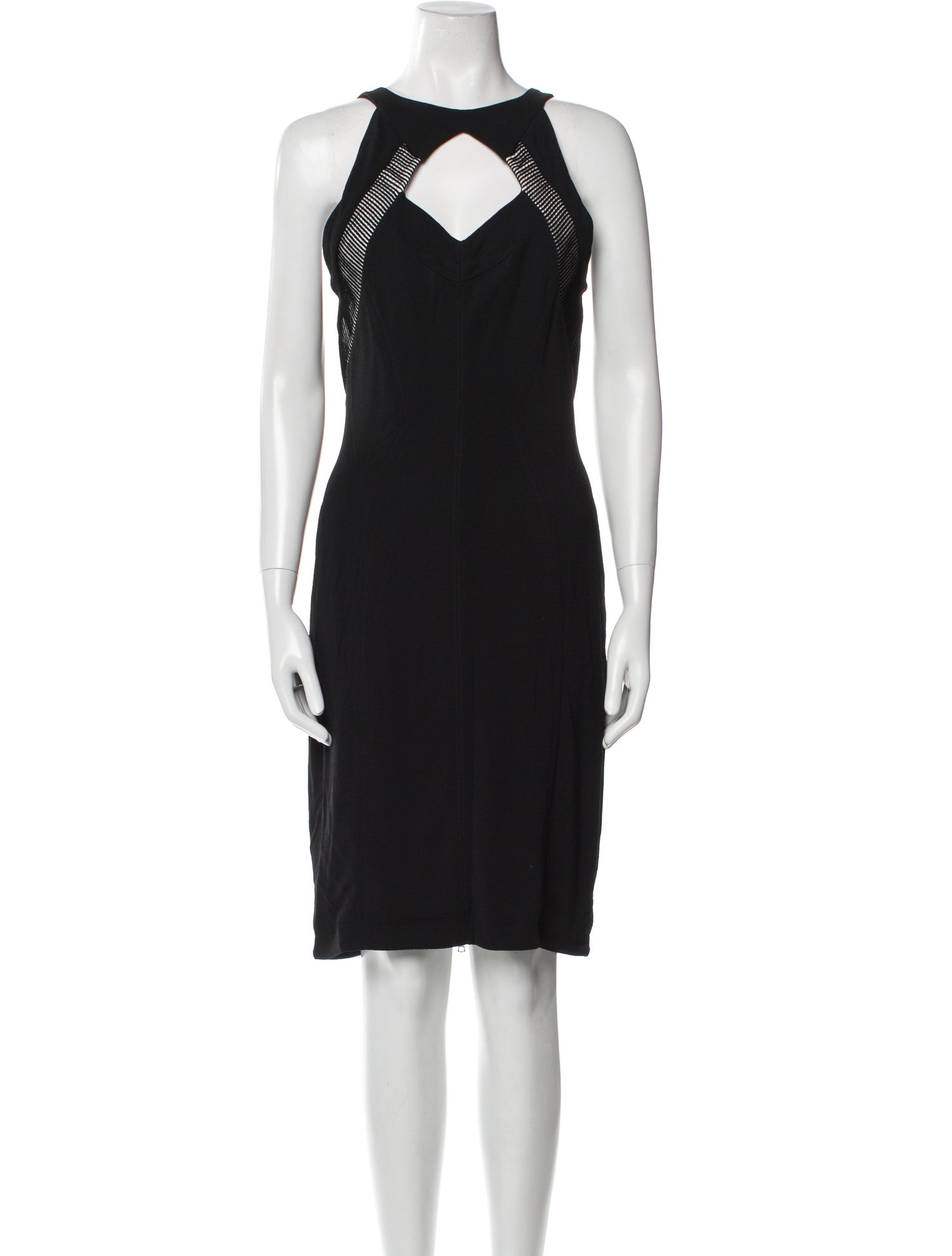 Yigal Azrouël Crew Neck Knee-Length Dress