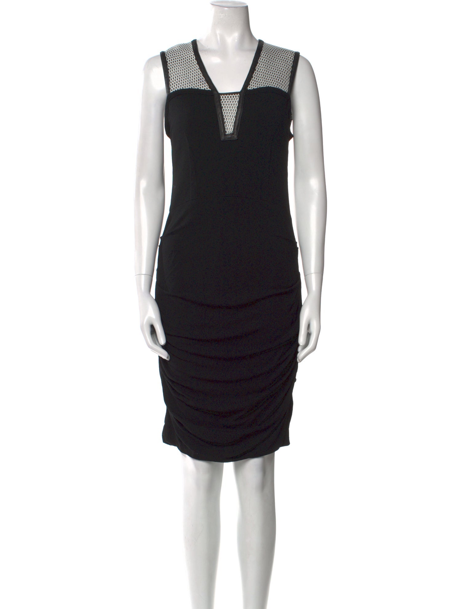 Yigal Azrouël Square Neckline Knee-Length Dress