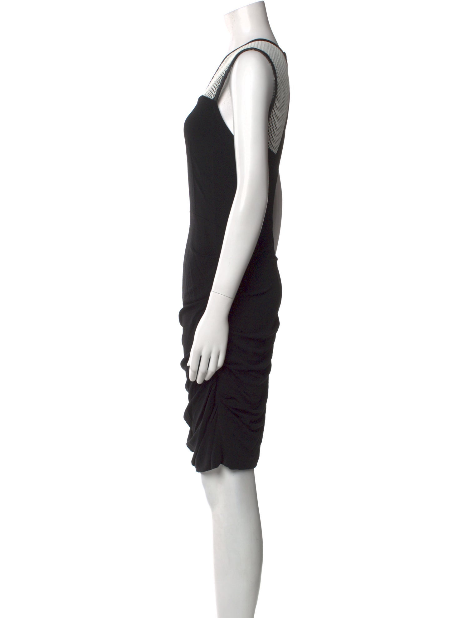 Yigal Azrouël Square Neckline Knee-Length Dress