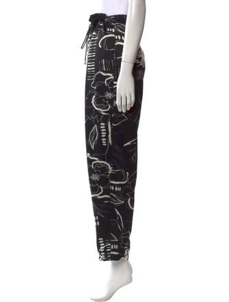 Yigal Azrouël Printed Straight Leg Pants