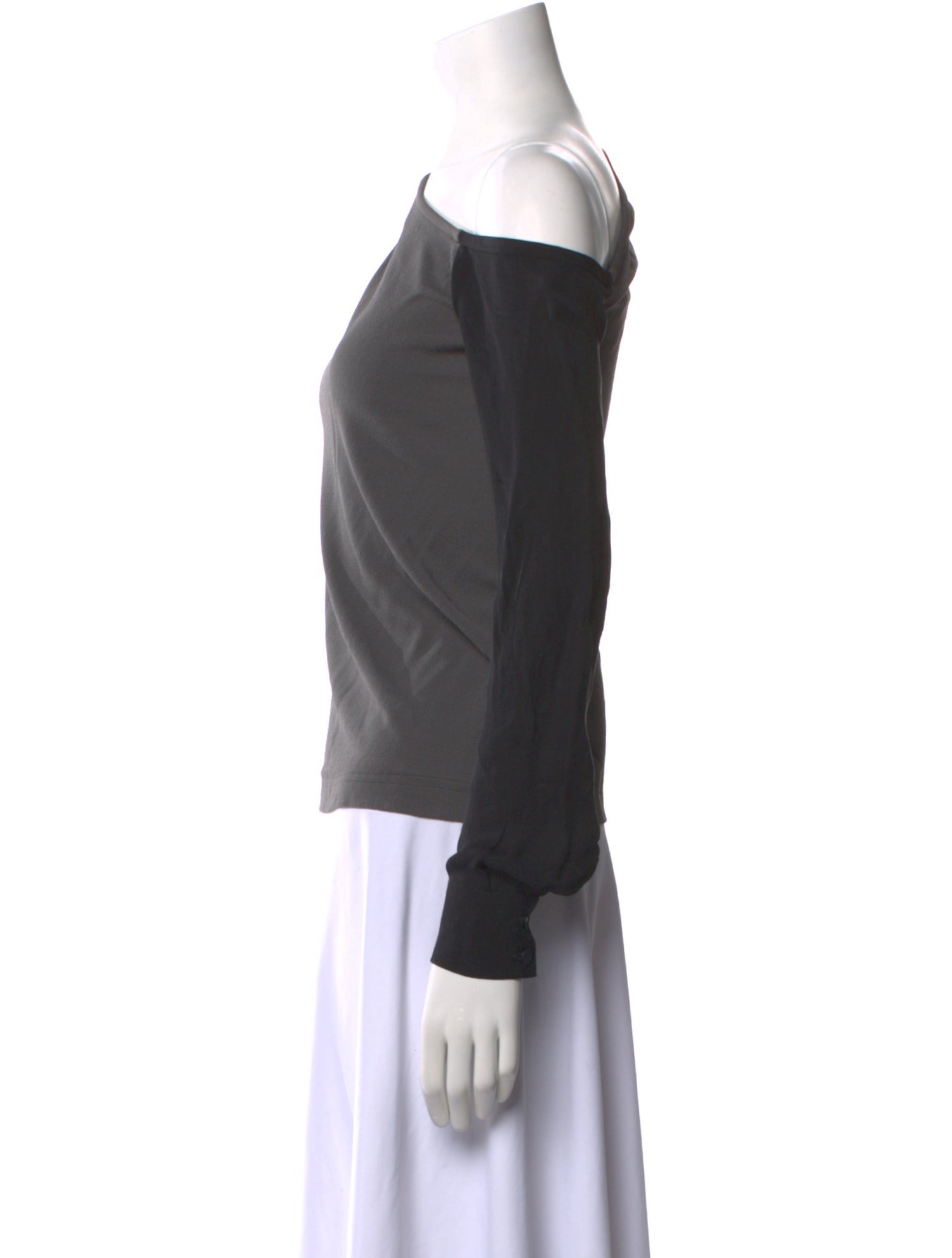 Yigal Azrouël One-Shoulder Long Sleeve Top