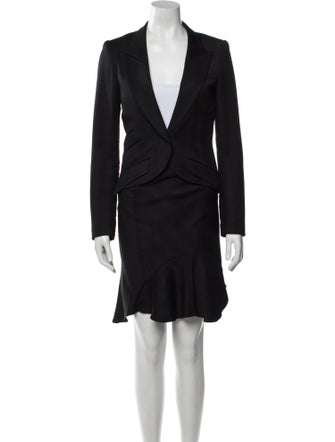 Yigal Azrouël Wool Skirt Set