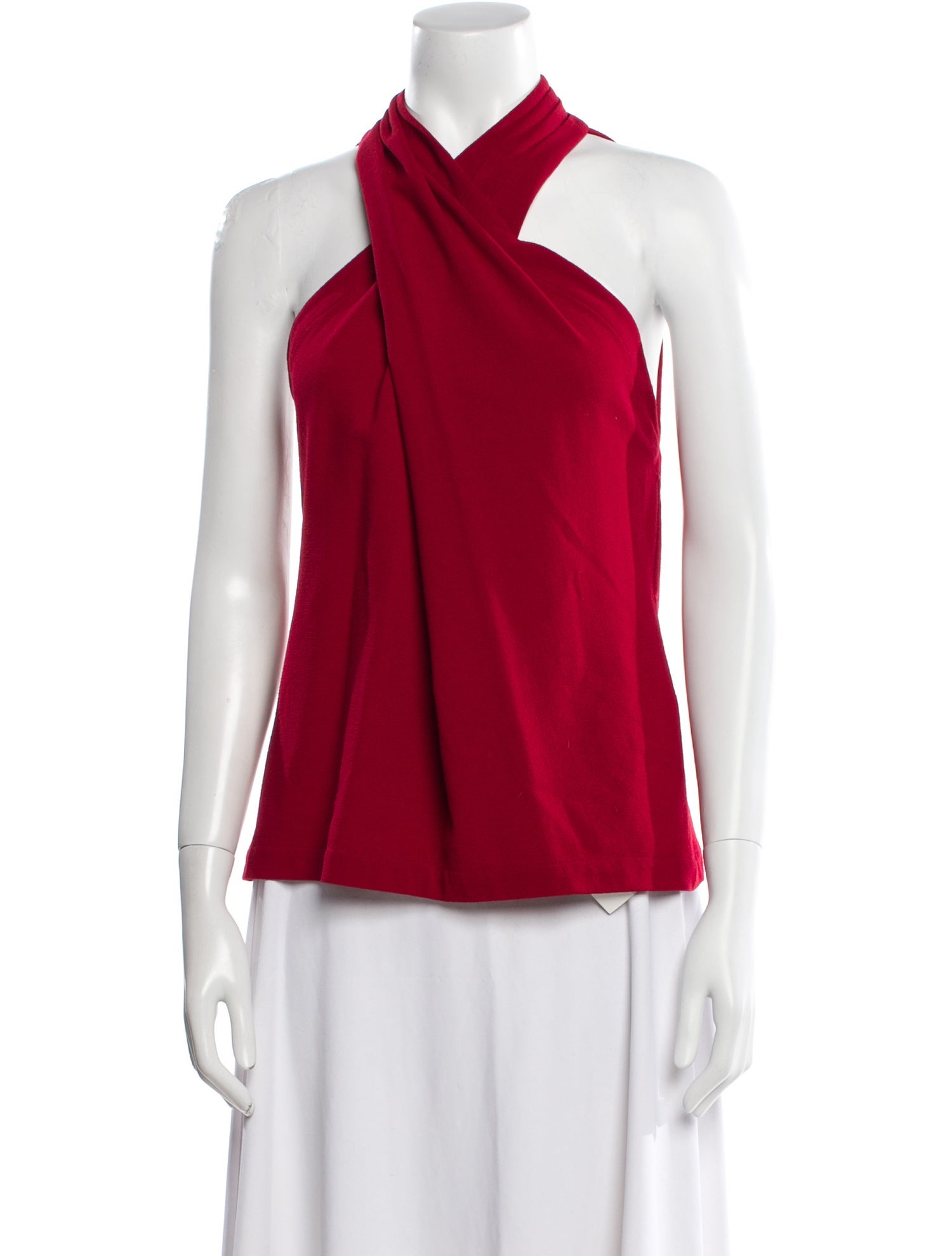 Yigal Azrouël Virgin Wool One-Shoulder Top