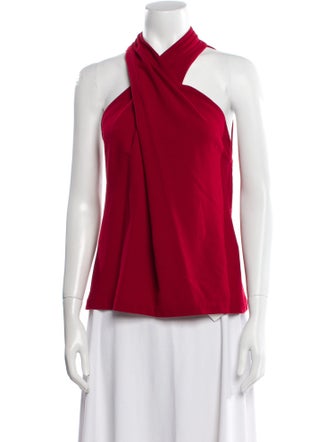 Yigal Azrouël Virgin Wool One-Shoulder Top