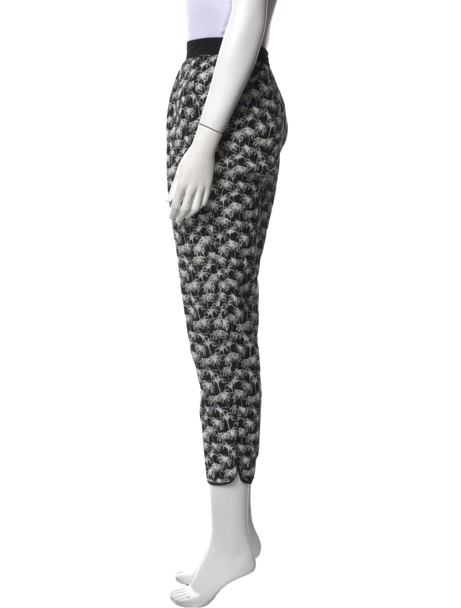 Yigal Azrouël Printed Skinny Leg Pants