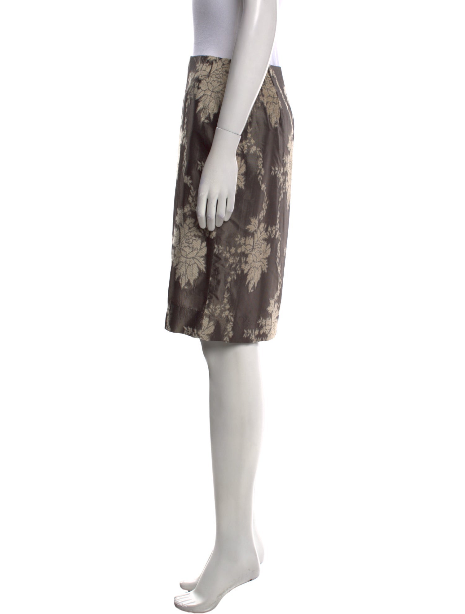 Yigal Azrouël Floral Print Knee-Length Skirt