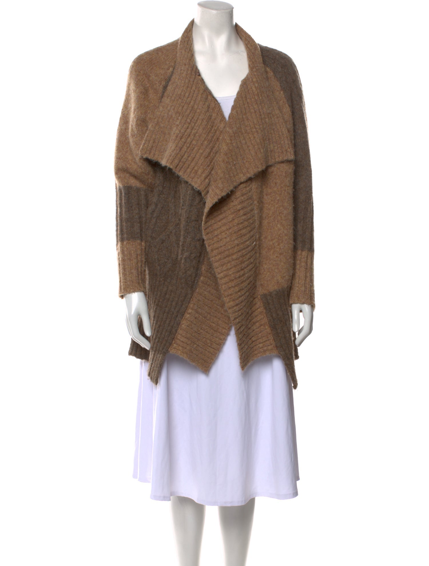 Yigal Azrouël Colorblock Pattern V-Neck Sweater