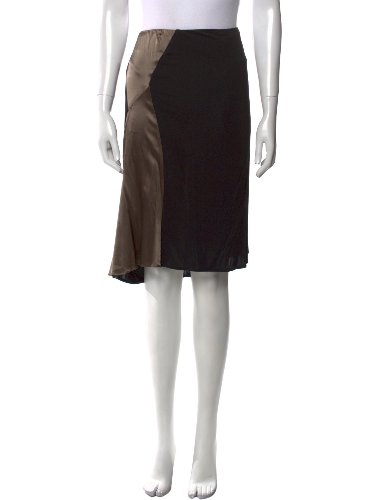 Yigal Azrouël Pleated Accents Knee-Length Skirt