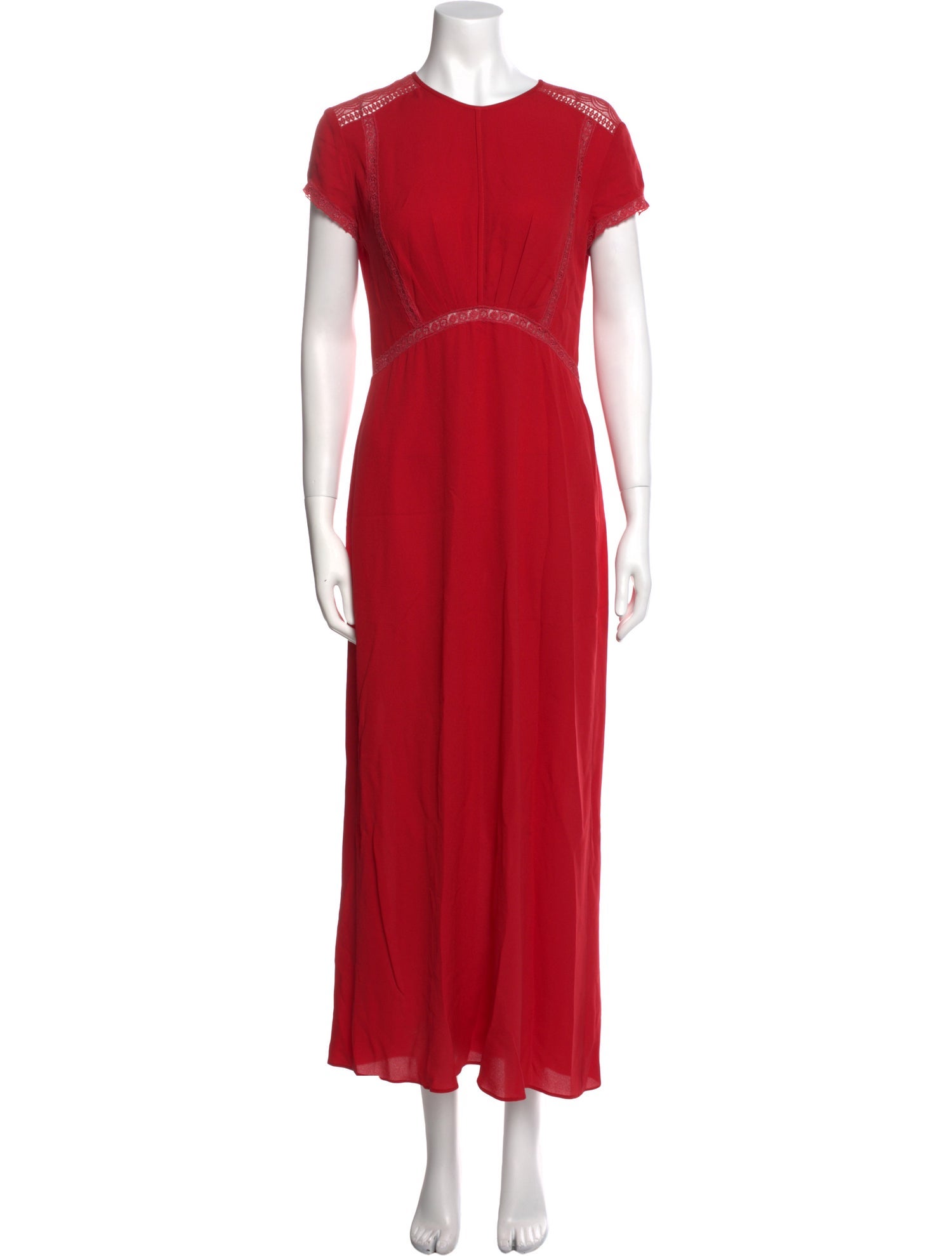 Yigal Azrouël Crew Neck Long Dress