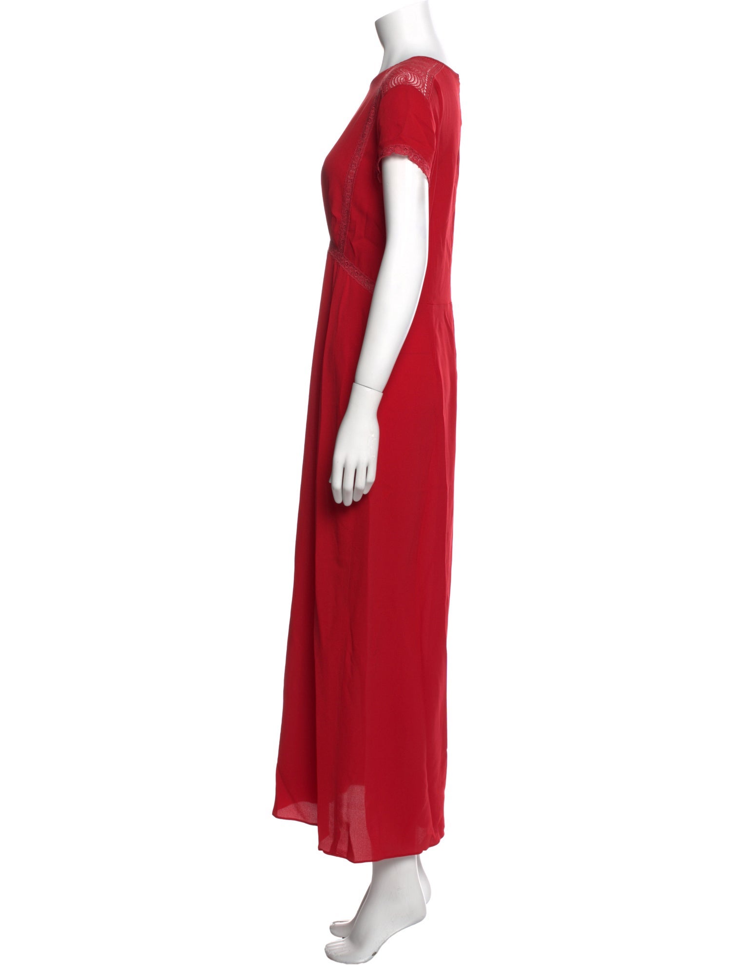 Yigal Azrouël Crew Neck Long Dress
