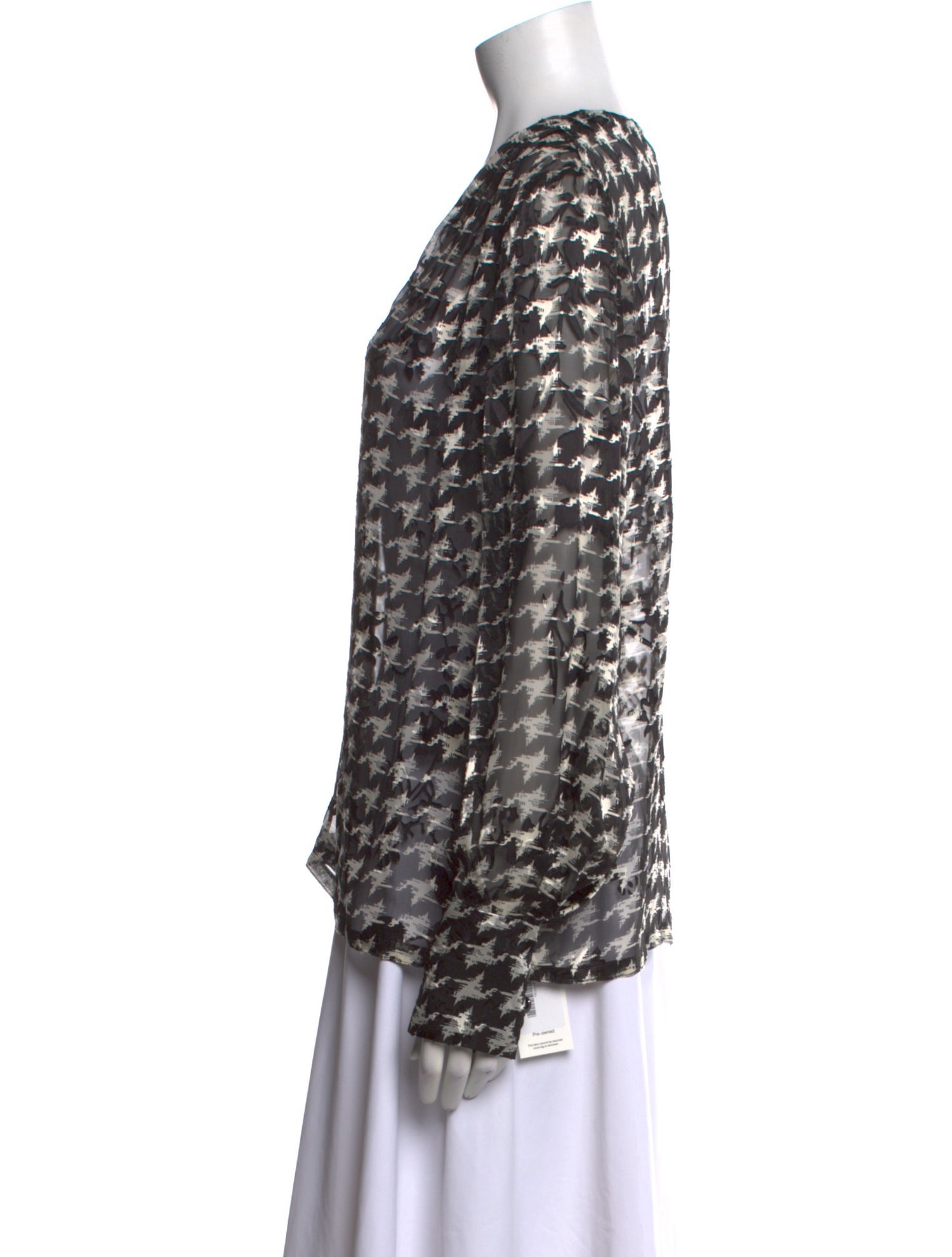 Yigal Azrouël Silk Printed Blouse