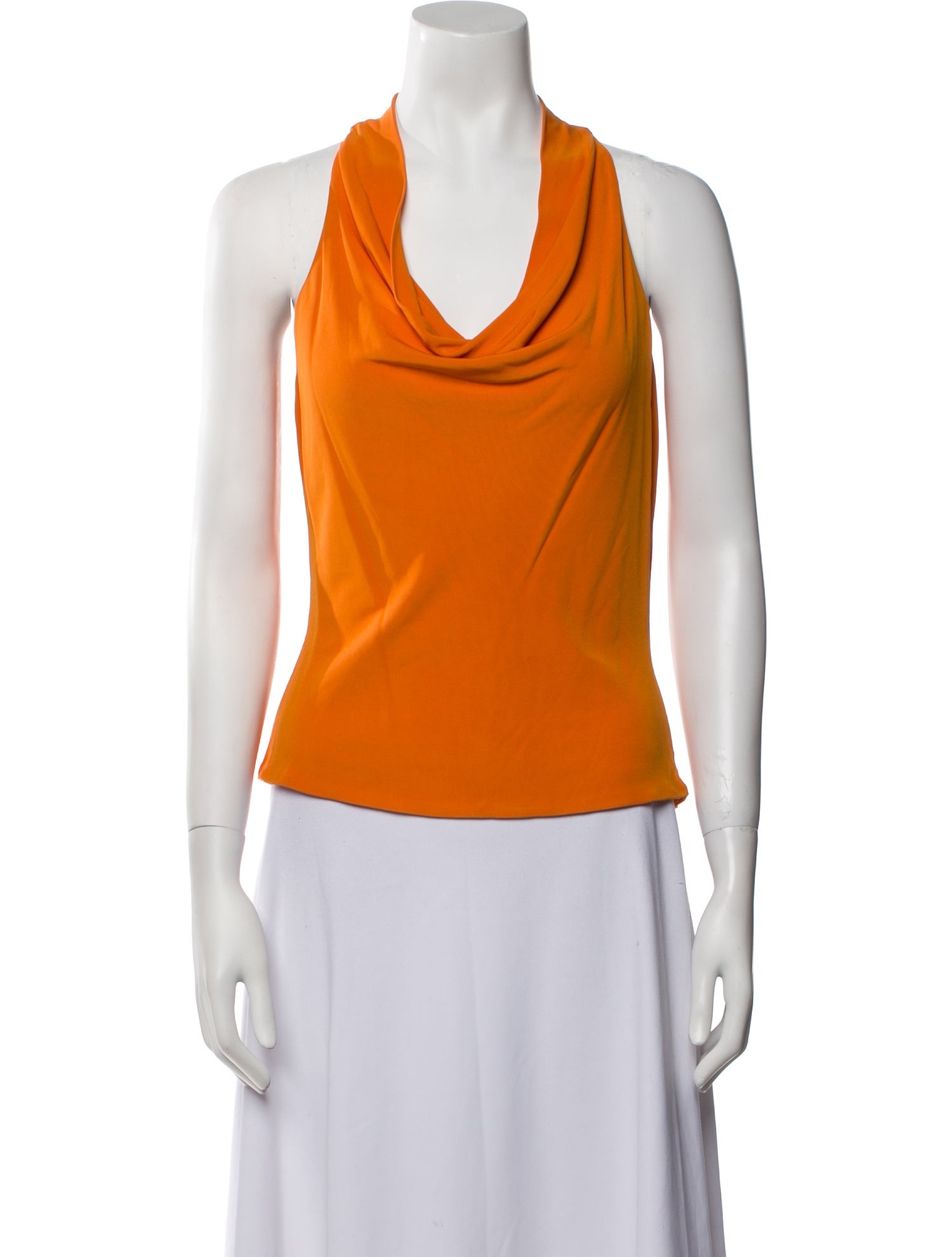 Yigal Azrouël Cowl Neck Sleeveless Top