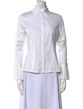 Yigal Azrouël Long Sleeve Button-Up Top