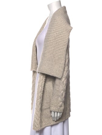 Yigal Azrouël Merino Wool Open Front Sweater