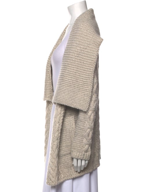 Yigal Azrouël Merino Wool Open Front Sweater