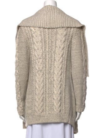 Yigal Azrouël Merino Wool Open Front Sweater
