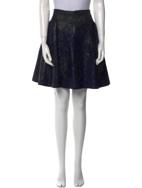 Yigal Azrouël Pleated Accents Knee-Length Skirt