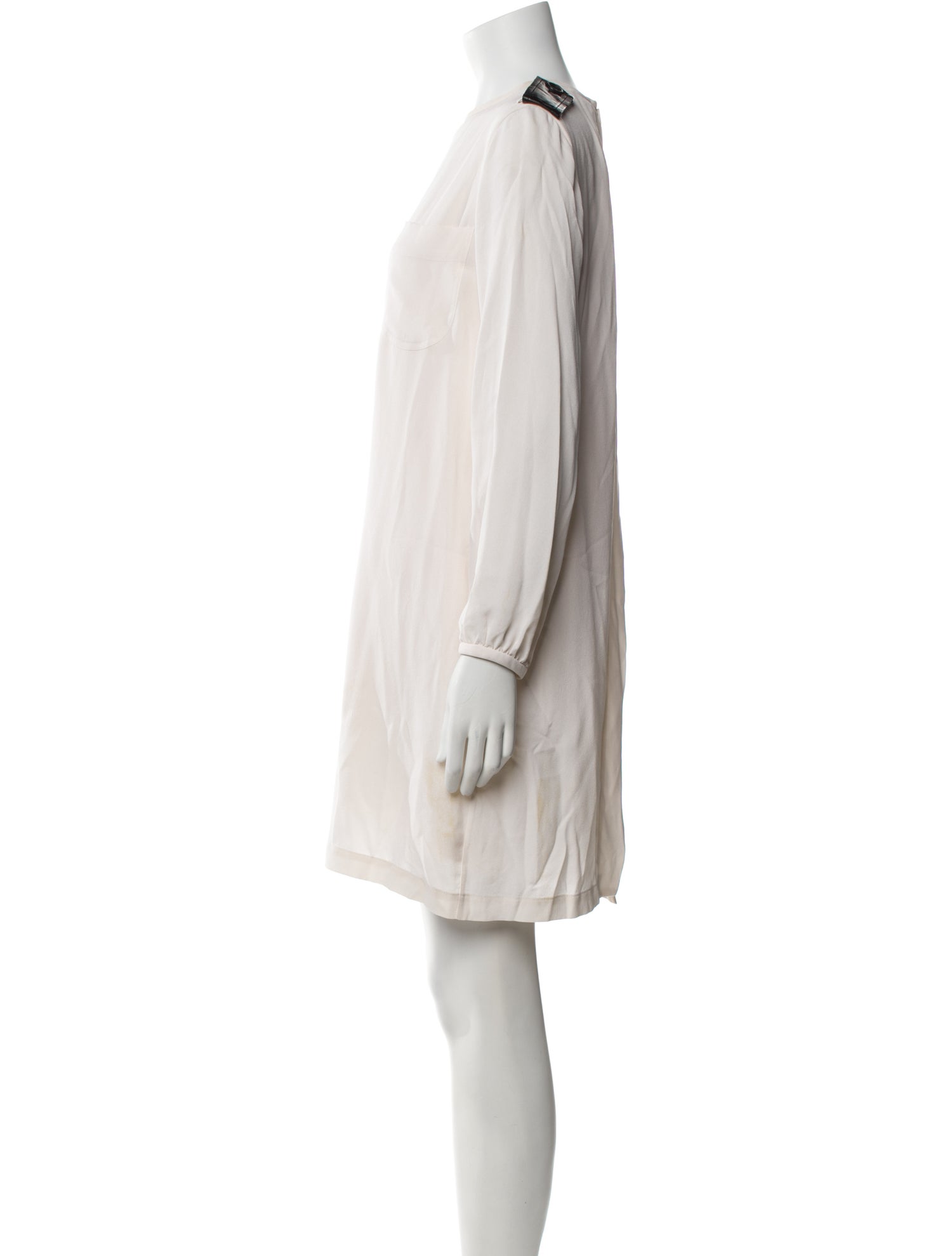 Yigal Azrouël Crew Neck Mini Dress