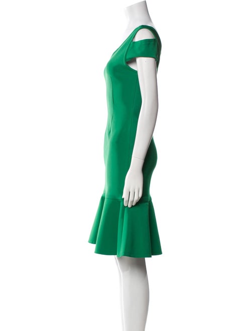 Yigal Azrouël V-Neck Knee-Length Dress