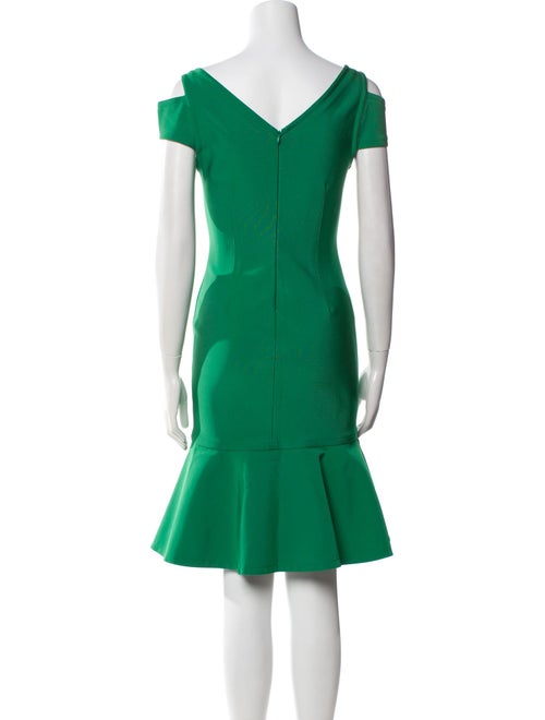 Yigal Azrouël V-Neck Knee-Length Dress