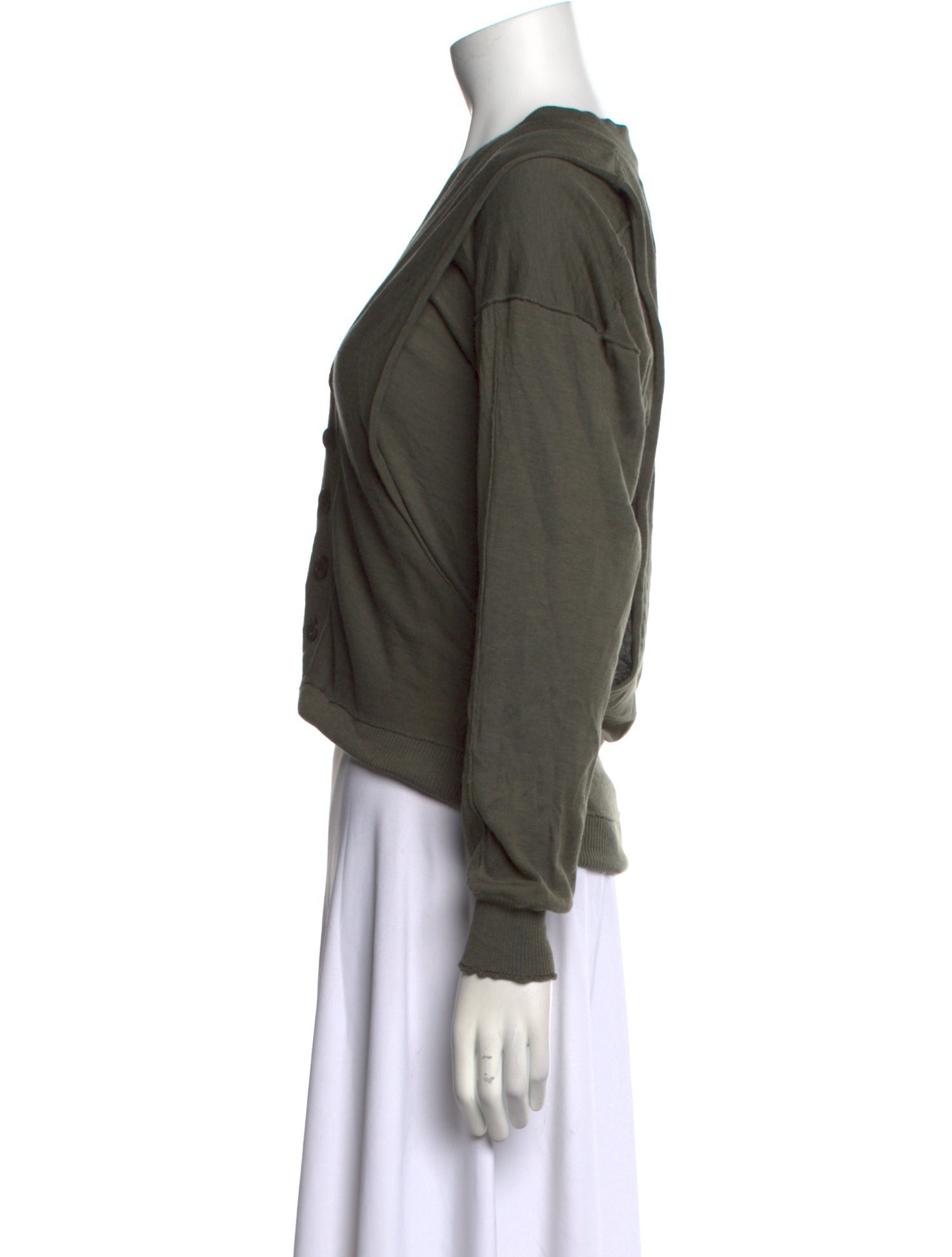 Yigal Azrouël Silk V-Neck Sweater