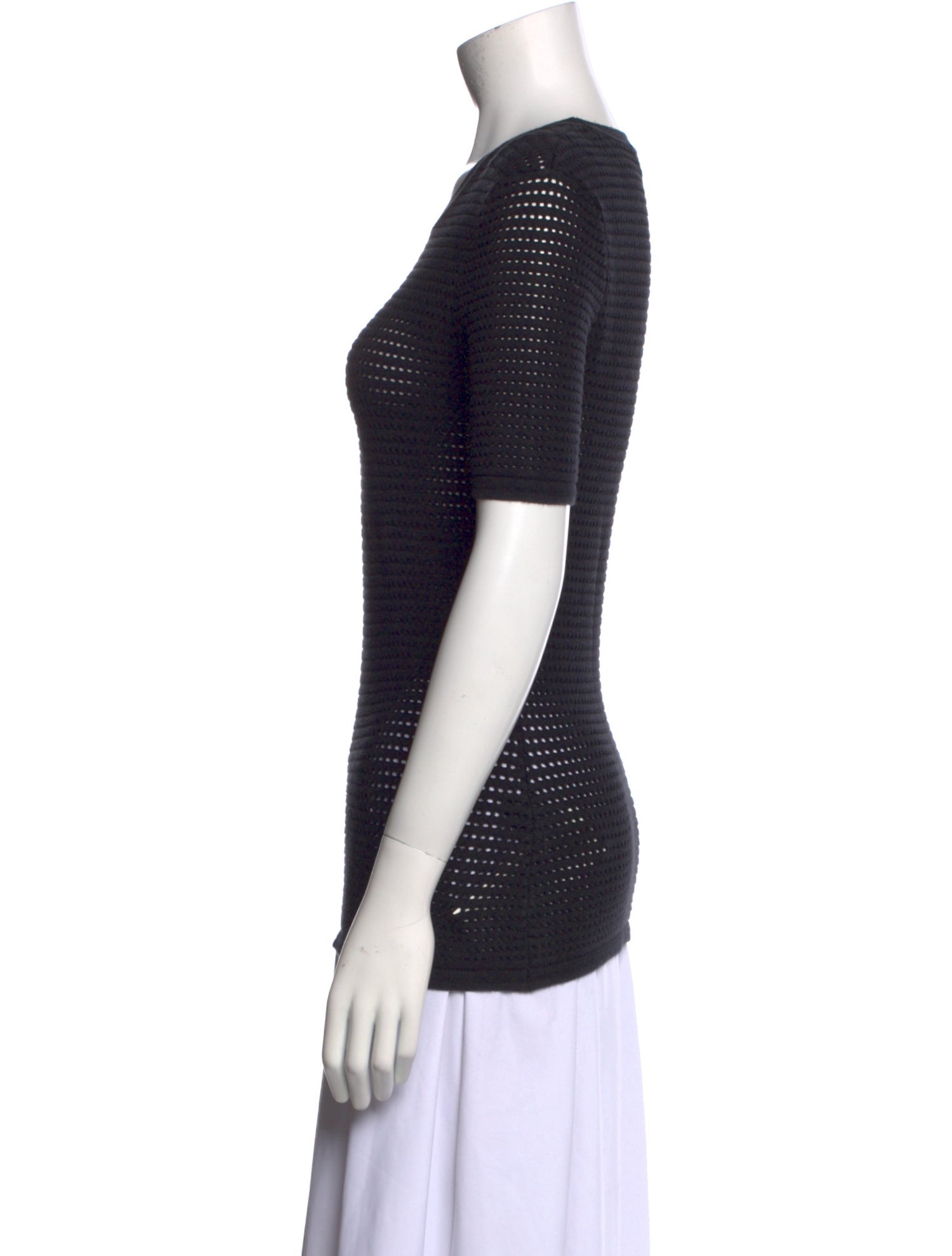 Yigal Azrouël Crew Neck Short Sleeve Top