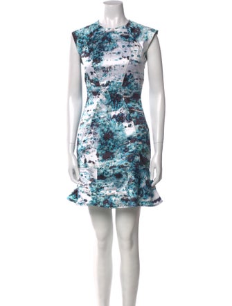 Yigal Azrouël Printed Mini Dress