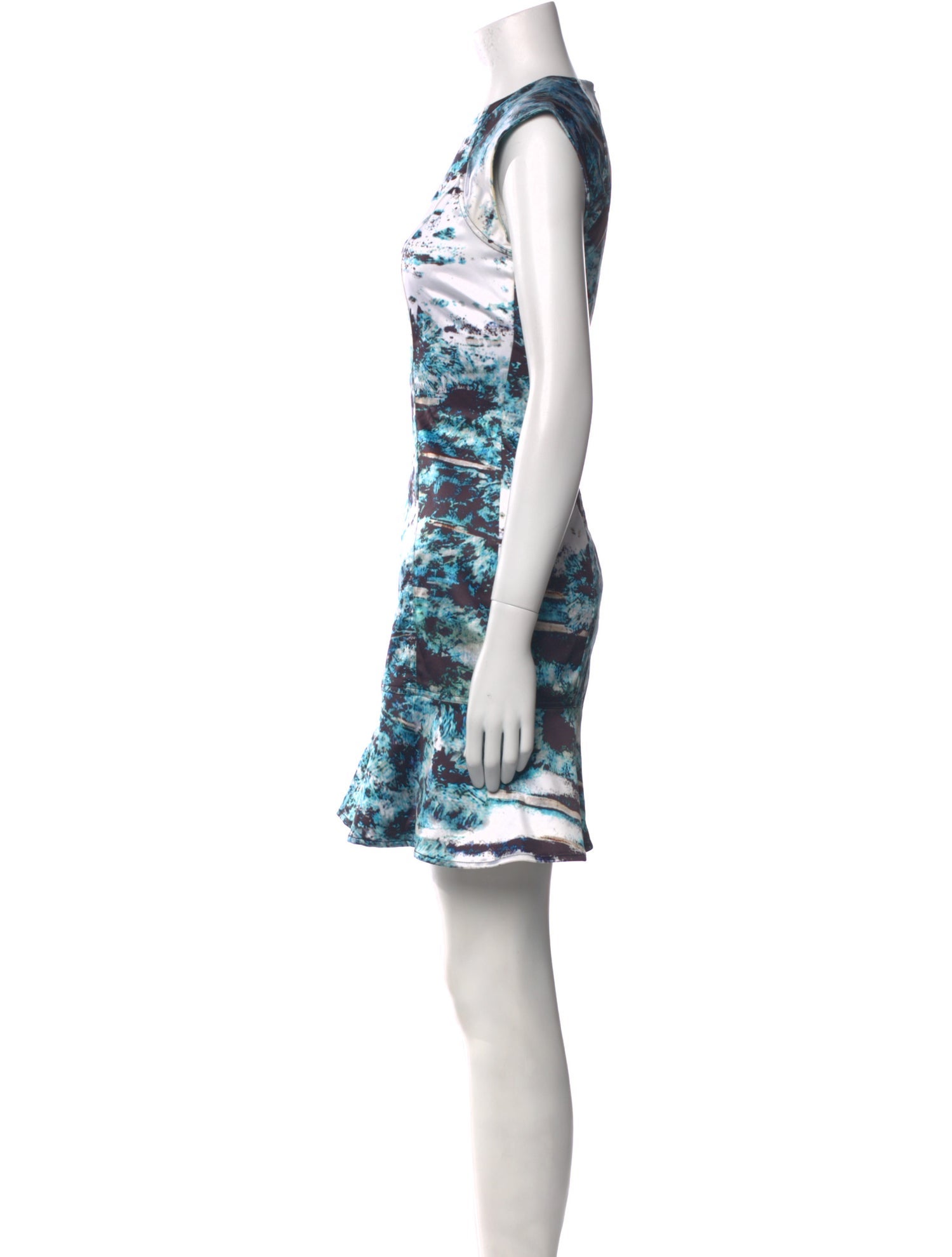 Yigal Azrouël Printed Mini Dress