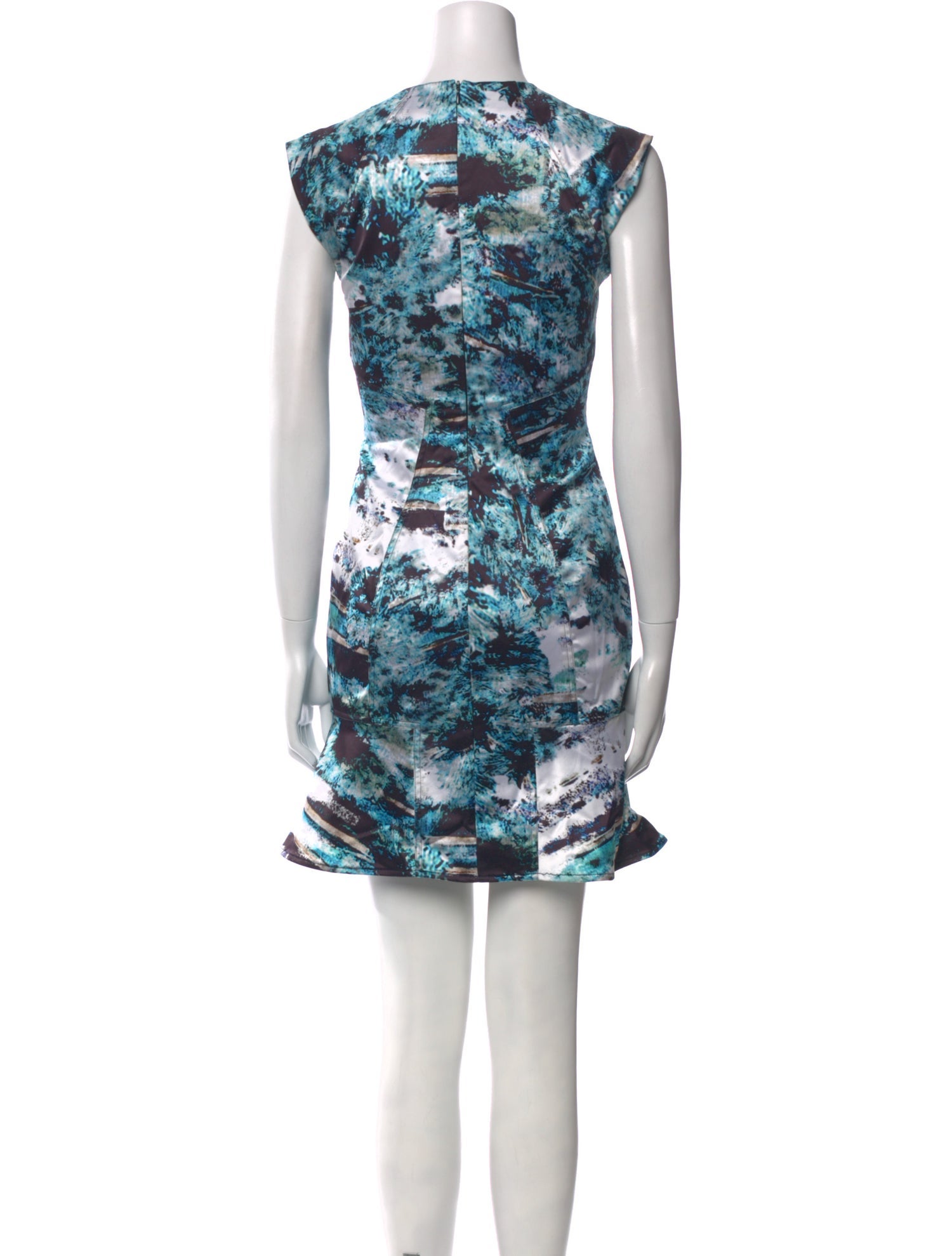 Yigal Azrouël Printed Mini Dress