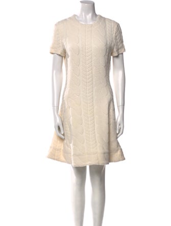 Yigal Azrouël Crew Neck Mini Dress