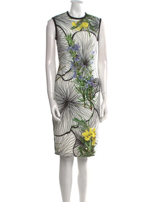 Yigal Azrouël Printed Knee-Length Dress