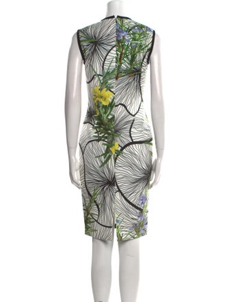 Yigal Azrouël Printed Knee-Length Dress