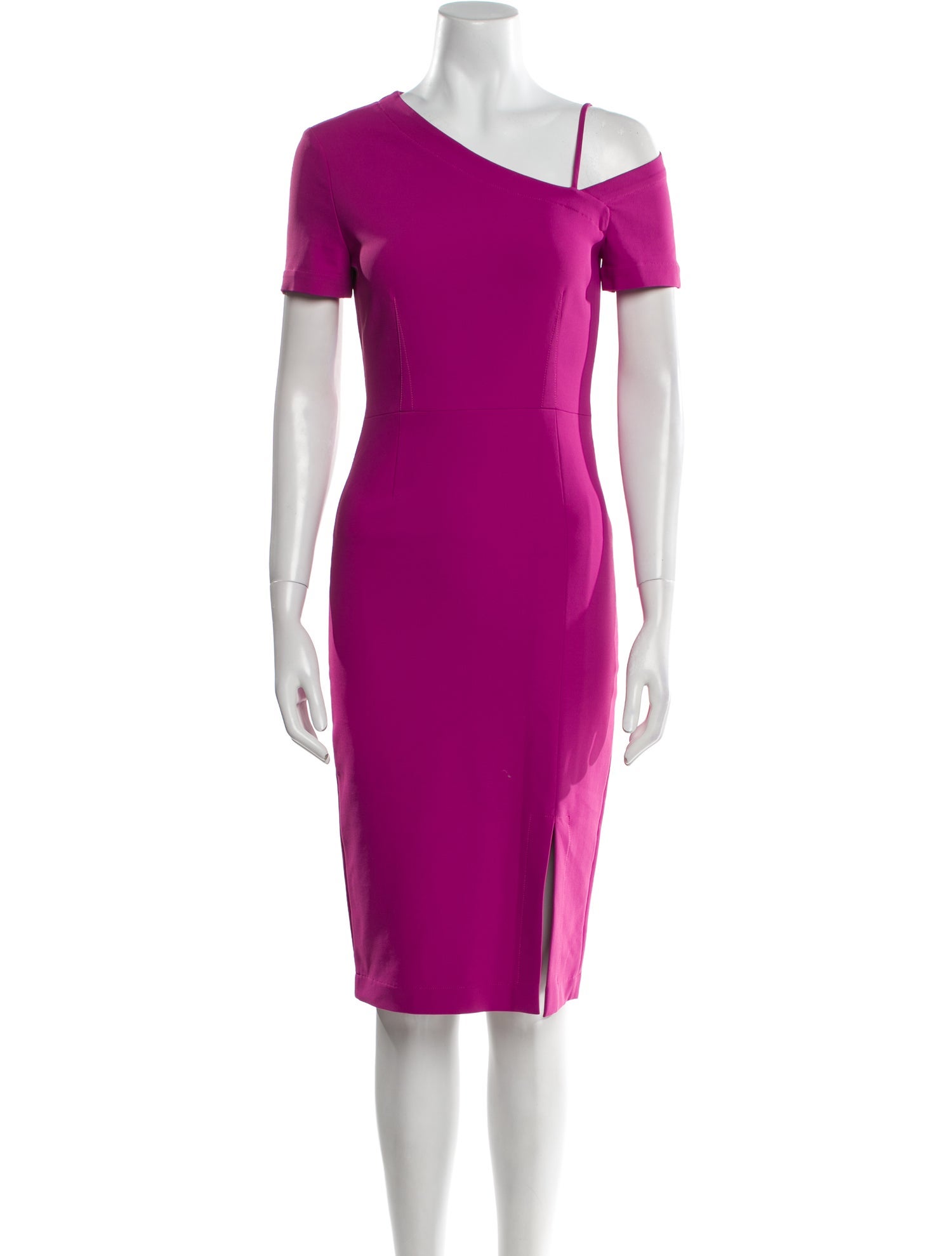 Yigal Azrouël Asymmetrical Midi Length Dress