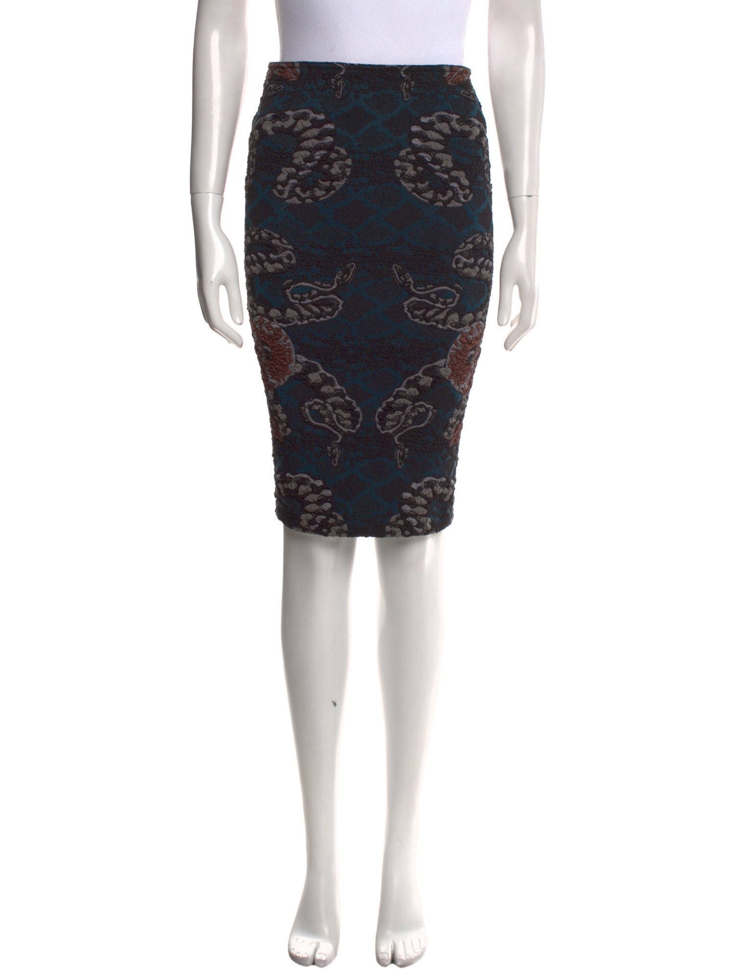 Yigal Azrouël Printed Knee-Length Skirt