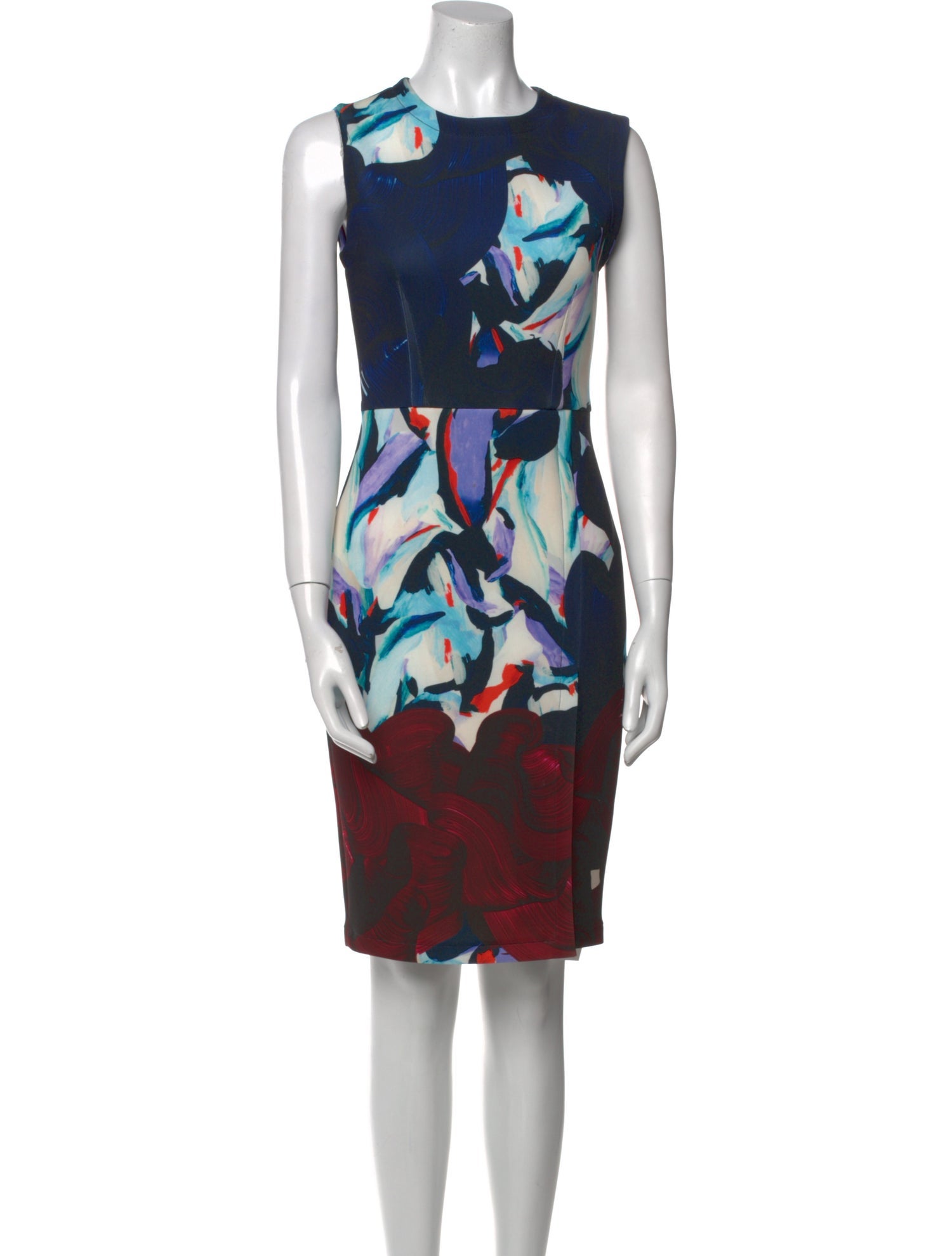 Yigal Azrouël Printed Knee-Length Dress