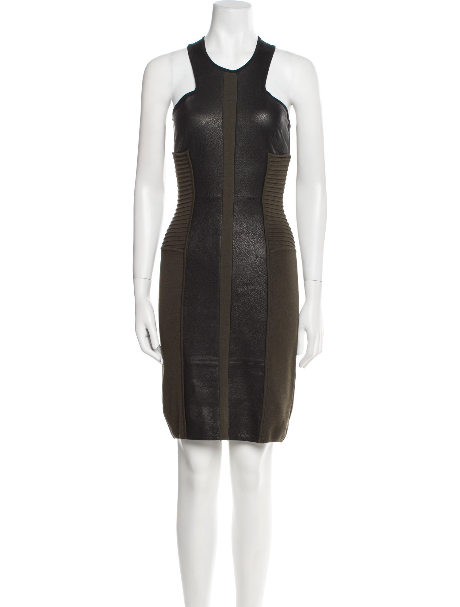 Yigal Azrouël Scoop Neck Knee-Length Dress
