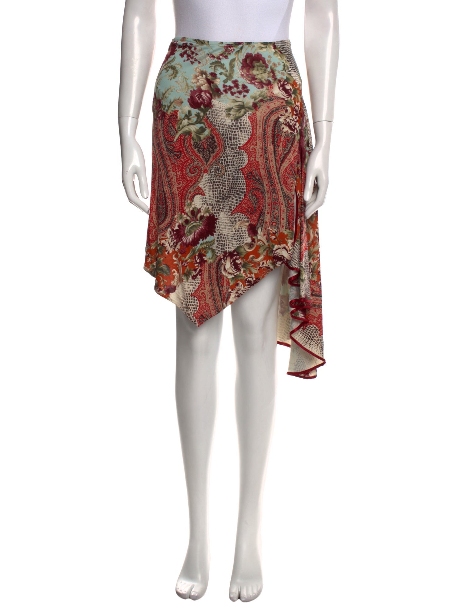 Yigal Azrouël Paisley Print Knee-Length Skirt