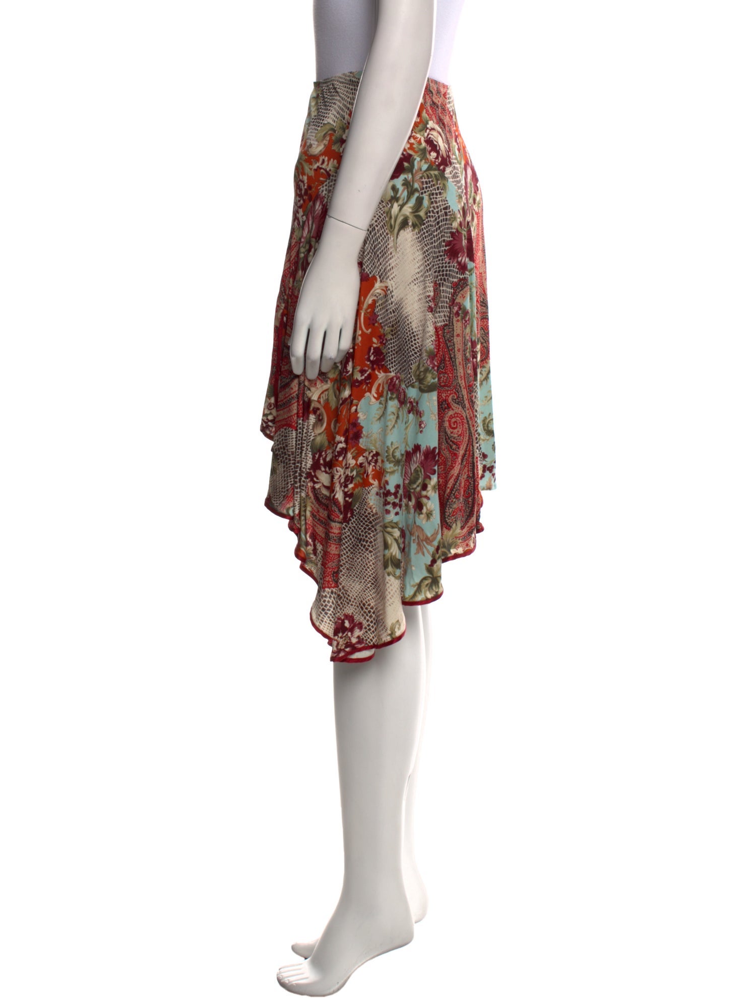 Yigal Azrouël Paisley Print Knee-Length Skirt