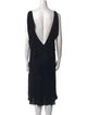 Yigal Azrouël Bateau Neckline Knee-Length Dress
